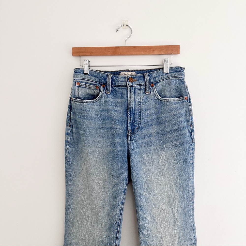 Madewell The Perfect Vintage Flare Leg Jeans | High Rise Medium Wash Denim - Picture 5 of 10
